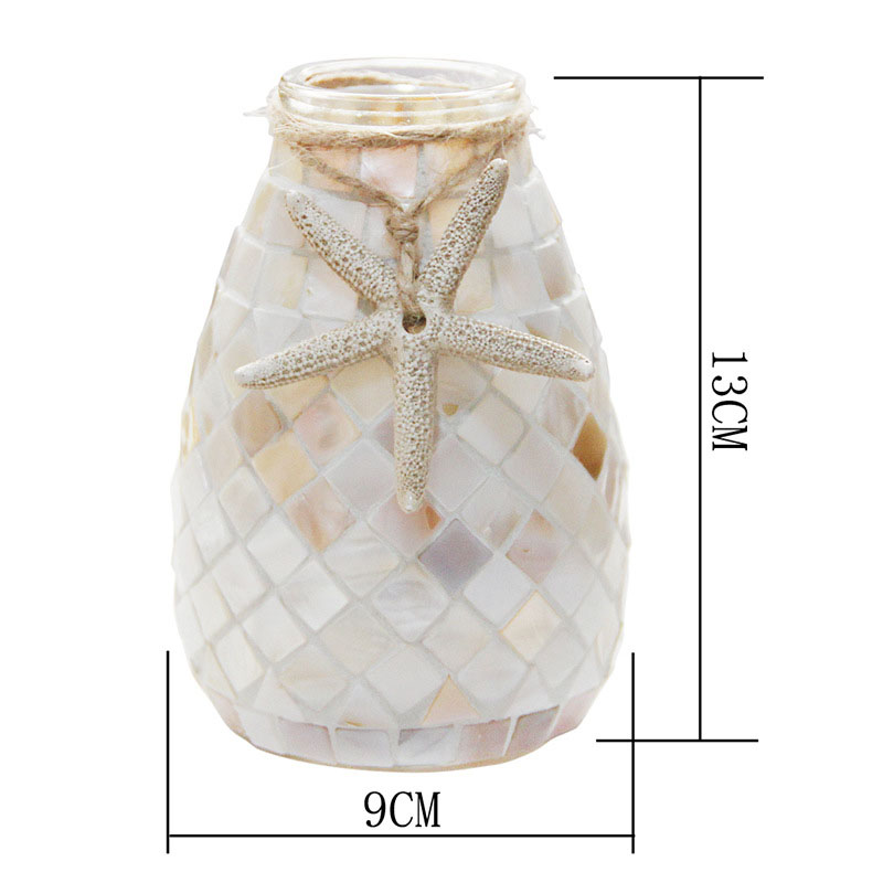 glass mosaic vase