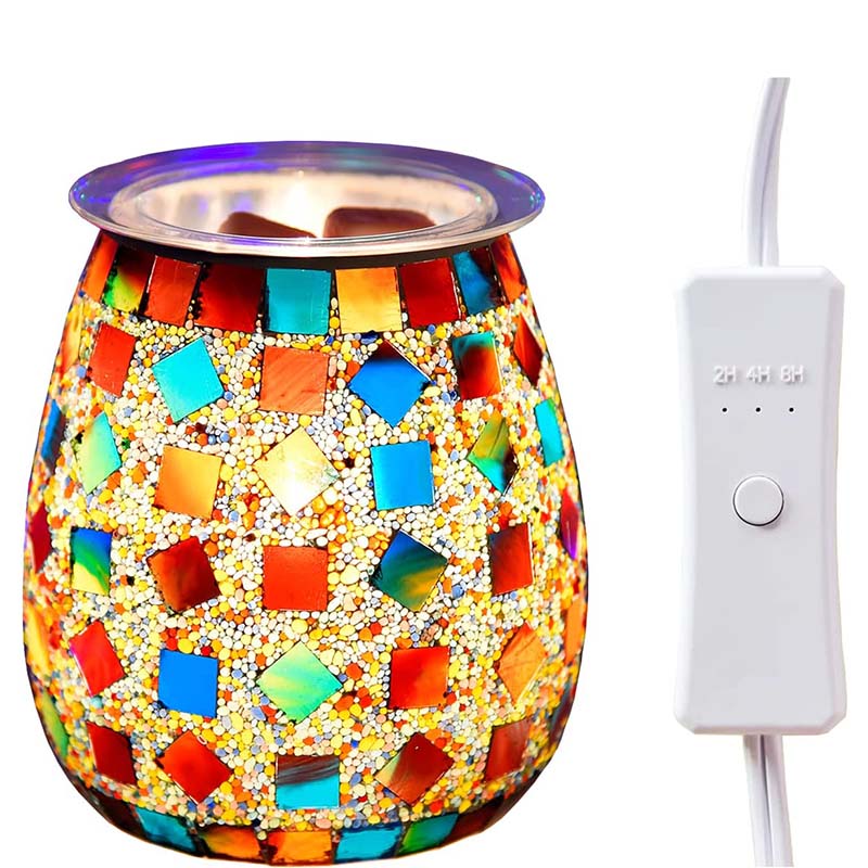 Electric Mosaic Glass Wax Melt Pot