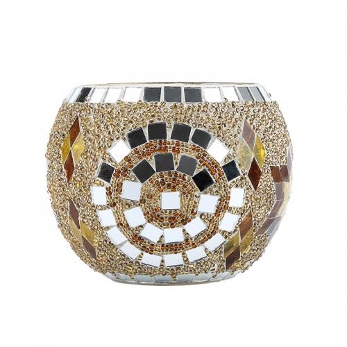 Unique Mosaic candle holders