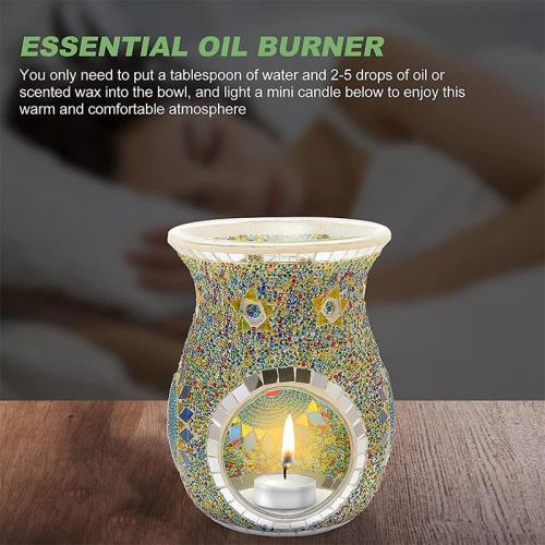 Blue mosaic Oil Burner