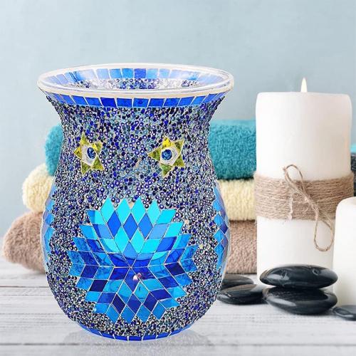 Blue flower Tea Light Warmer