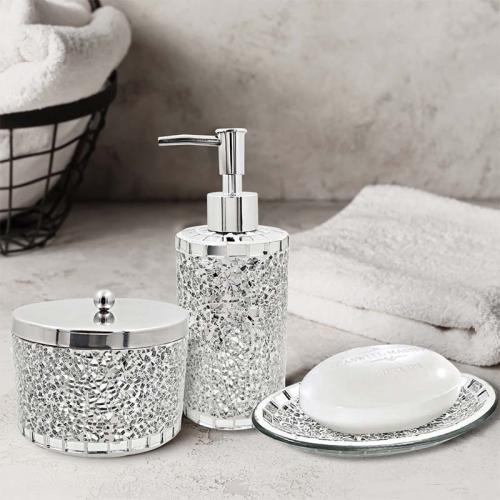 Mosaic glass bathroom supplies